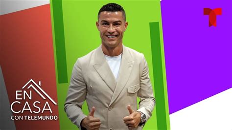 Watch En Casa con Telemundo Clip: Cristiano Ronaldo regala un 